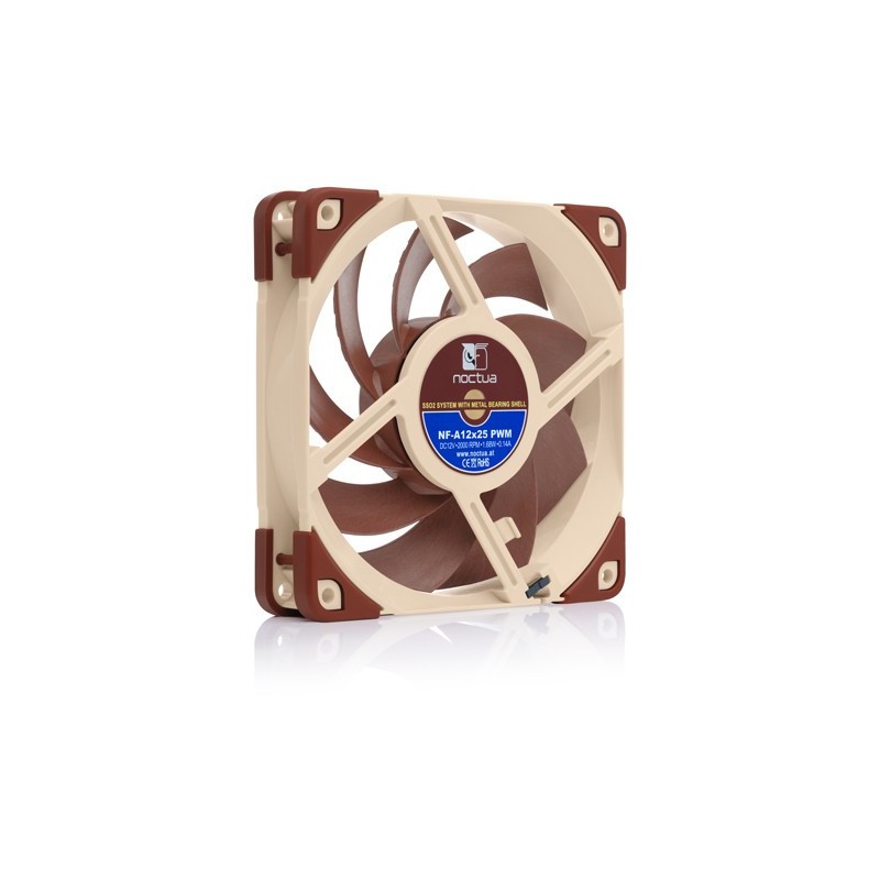 Buy Noctua NF-A12x25 PWM - 120mm High-Performance PWM Fan - Brown, 2000 RPM, 12V... in Cyprus, Nicosia, Limassol, Larnaka, Pafos