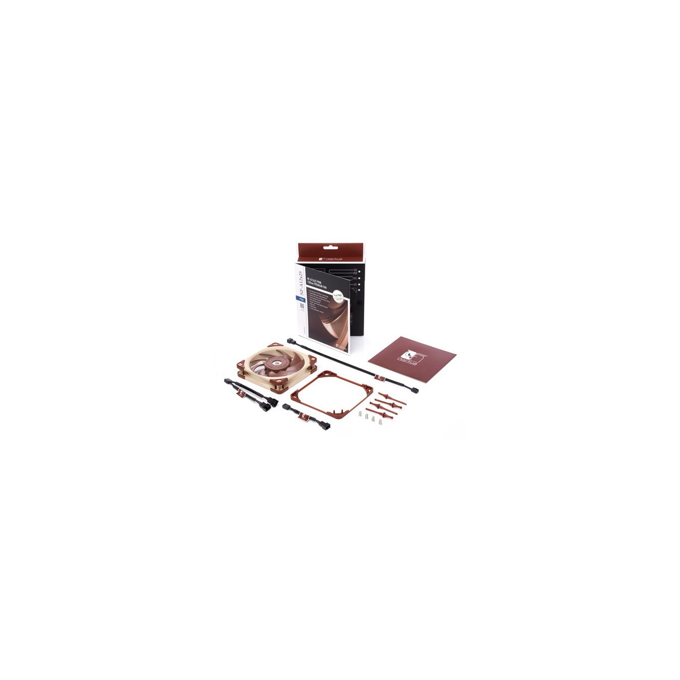 Noctua NF-A12x25 PWM - 120mm High-Performance PWM Fan - Brown, 2000 RPM, 12V, SSO Bearing — Buy in Cyprus with Fast Delivery