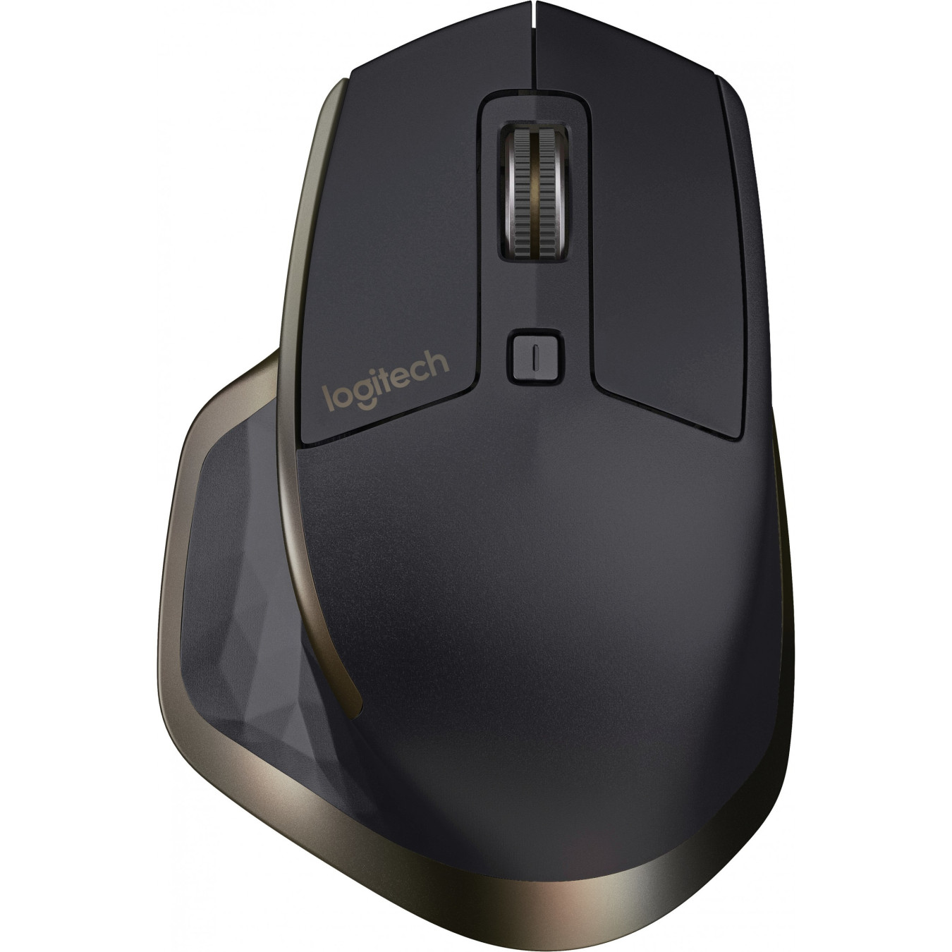 Logitech MX Master Wireless Mouse - Right-Hand Ergonomic - Black/Bronze, RF + Bluetooth, 1000 DPI