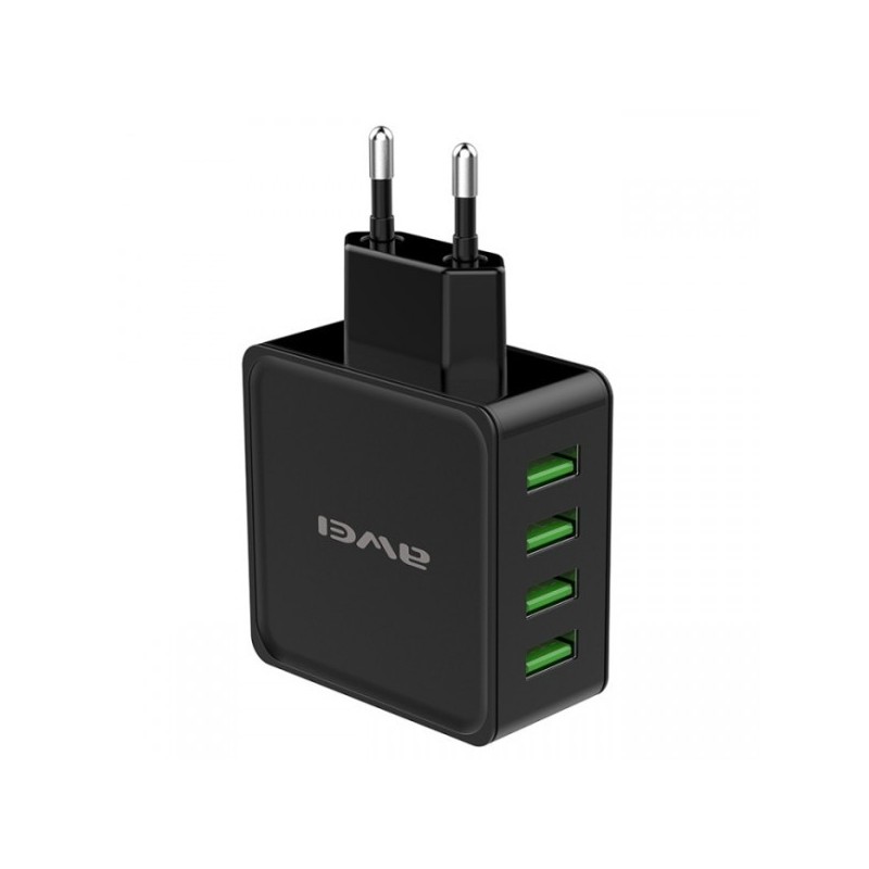 Charger Adapter Awei C 842 - 4 x USB ports -  Official distributor b2b Armenius