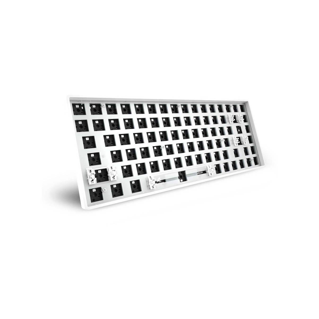Sharkoon SKILLER SGK50 S3 Barebone - 75% RGB Barebone Keyboard, White, 256KB Onboard, USB-C 1.5m, 1000 Hz