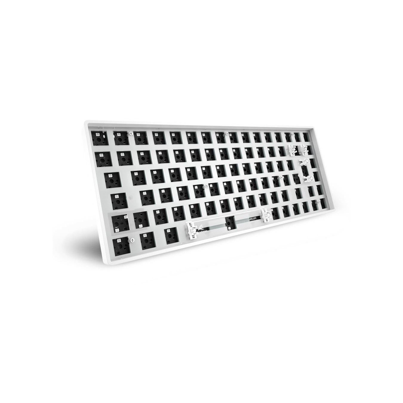 Sharkoon SKILLER SGK50 S3 Barebone - 75% RGB Barebone Keyboard, White, 256KB Onboard, USB-C 1.5m, 1000 Hz