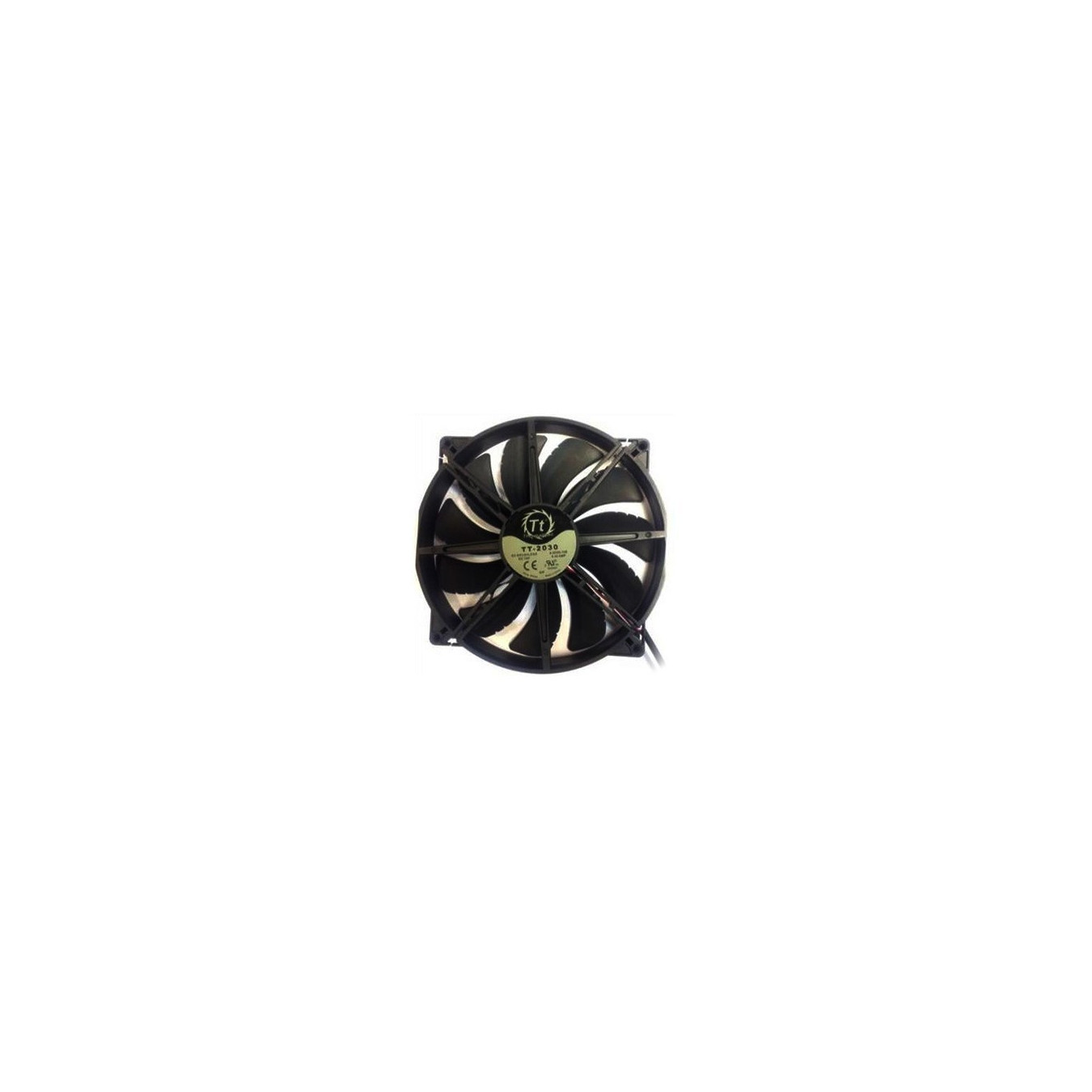 Thermaltake Pure 20 - 200mm Case Fan, 800 RPM, 3-pin, Black, Low-Noise (28 dB), 129.6 CFM — Buy in Cyprus with Fast Delivery