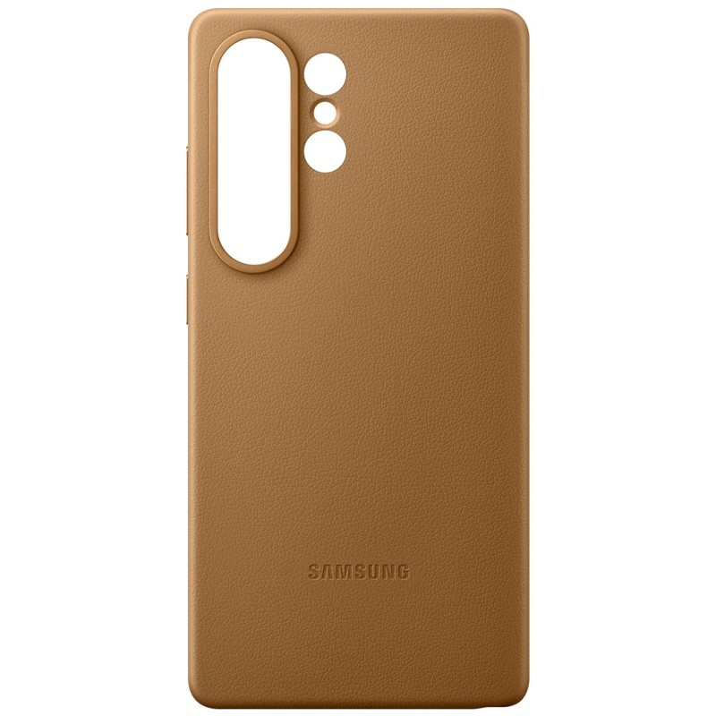 Buy Samsung Kindsuit Faux Leather Case - Galaxy S25 Ultra - Camel Brown, Slim Pr... in Cyprus, Nicosia, Limassol, Larnaka, Pafos