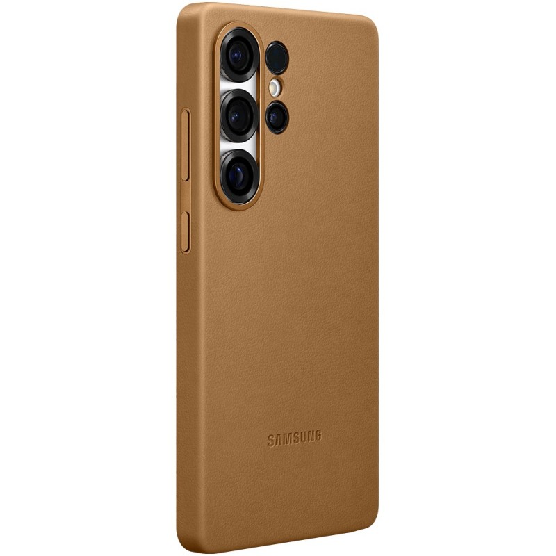 Buy Samsung Kindsuit Faux Leather Case - Galaxy S25 Ultra - Camel Brown, Slim Pr... in Cyprus, Nicosia, Limassol, Larnaka, Pafos
