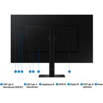 Samsung ViewFinity S6 S32D600EAU - 32" QHD IPS 100Hz Monitor, HDR10, 5ms, 350 cd/m², Black, VESA 100x100