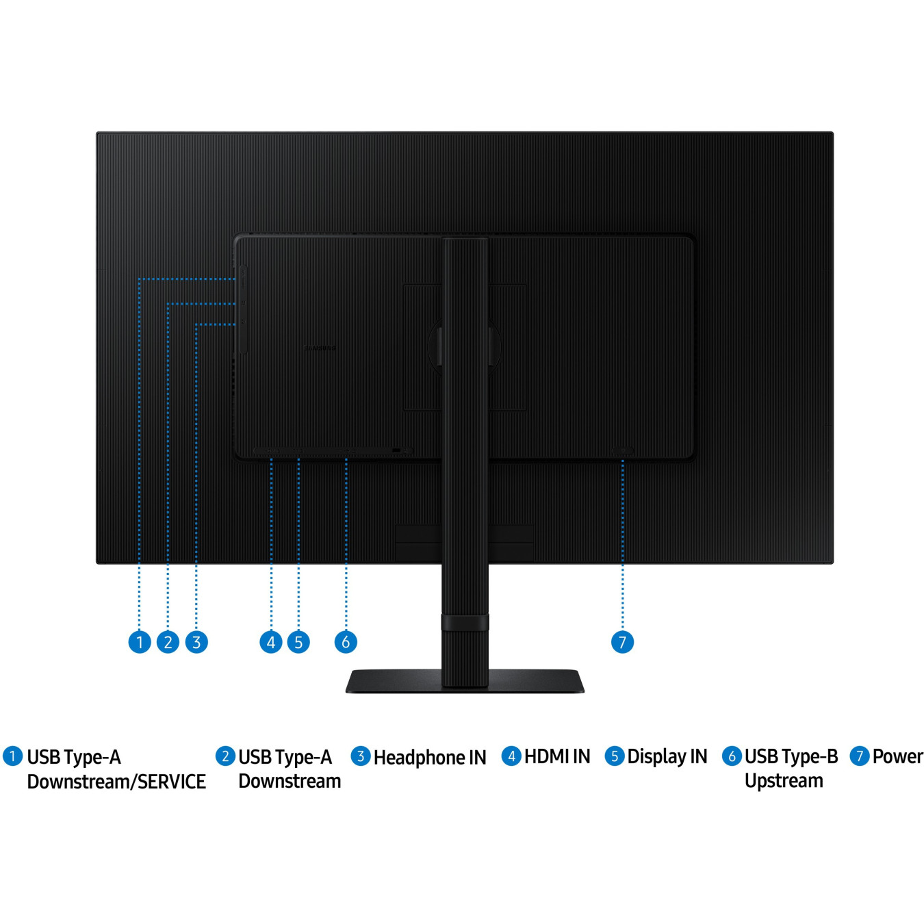 Samsung ViewFinity S6 S32D600EAU - 32" QHD IPS 100Hz Monitor, HDR10, 5ms, 350 cd/m², Black, VESA 100x100