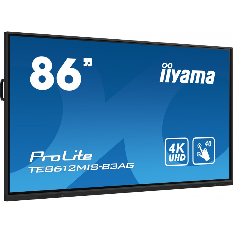 Buy iiyama ProLite TE8612MIS-B3AG - 86" 4K UHD Interactive Touchscreen, VA, Andr... in Cyprus, Nicosia, Limassol, Larnaka, Pafos