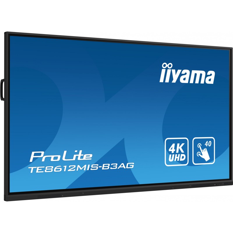 Buy iiyama ProLite TE8612MIS-B3AG - 86" 4K UHD Interactive Touchscreen, VA, Andr... in Cyprus, Nicosia, Limassol, Larnaka, Pafos