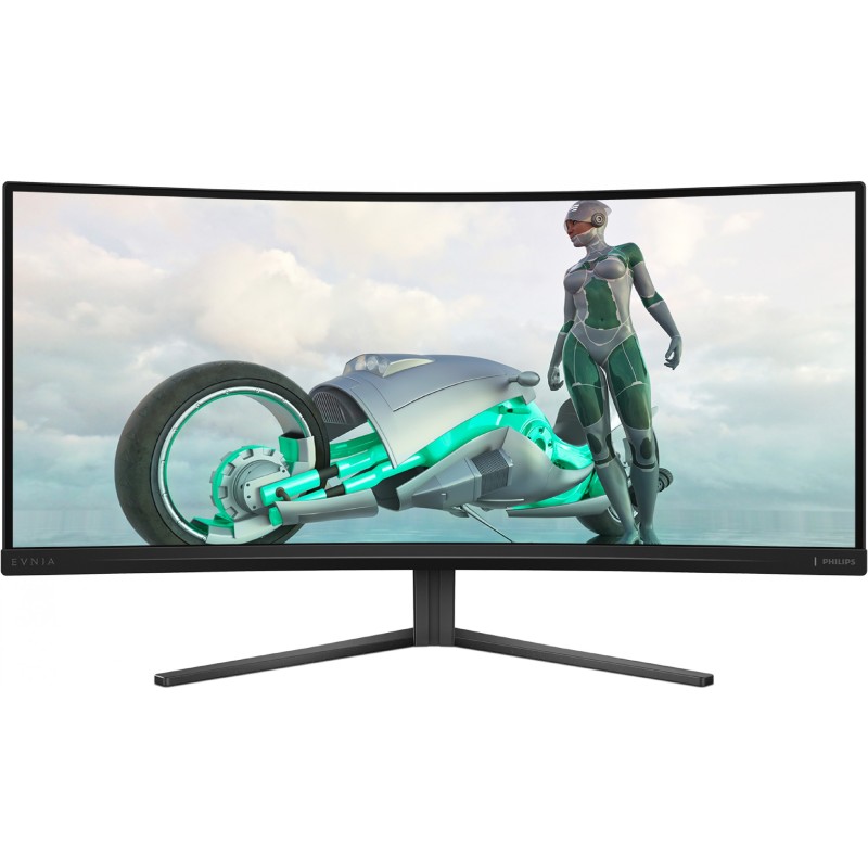 Buy Philips Evnia 34M2C3500L - 34" UWQHD 3440x1440 21:9 Curved 1500R - 180Hz 1ms... in Cyprus, Nicosia, Limassol, Larnaka, Pafos