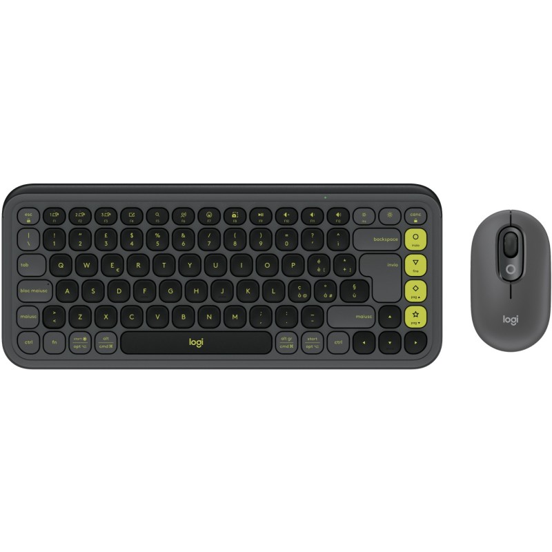 Buy Logitech POP Icon Combo - Graphite - Wireless Bluetooth Mini QWERTY Keyboard... in Cyprus, Nicosia, Limassol, Larnaka, Pafos