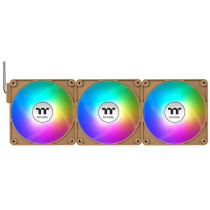 Thermaltake CT120 EX Reverse ARGB Sync 120mm Case Fan - Gravel Sand, 3-Pack, 500-2000 RPM, 5V ARGB