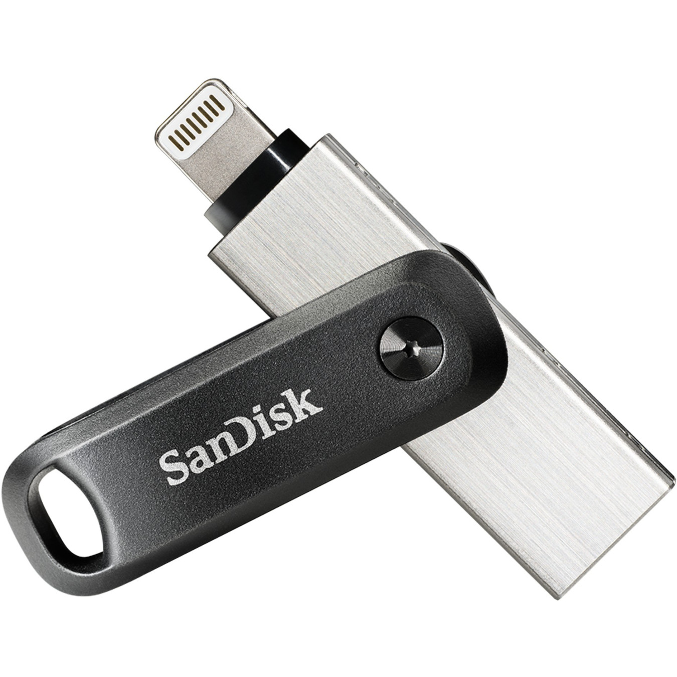 SanDisk iXpand Go 256GB - SDIX60N-256G-GN6NE - USB 3.2 Gen1 (3.1), Lightning, Grey/Silver — Buy in Cyprus with Fast Delivery
