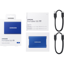 Samsung T7 Portable SSD – 1TB Blue 1050MB/s | Armenius Store
