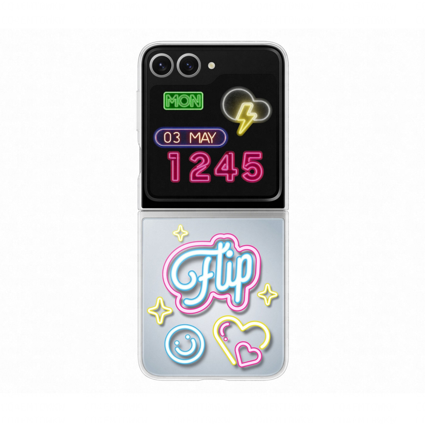Samsung Clear Flipsuit Case - EF-ZF741CTEGWW - Transparent Cover for Galaxy Z Flip6 (6.7-inch)