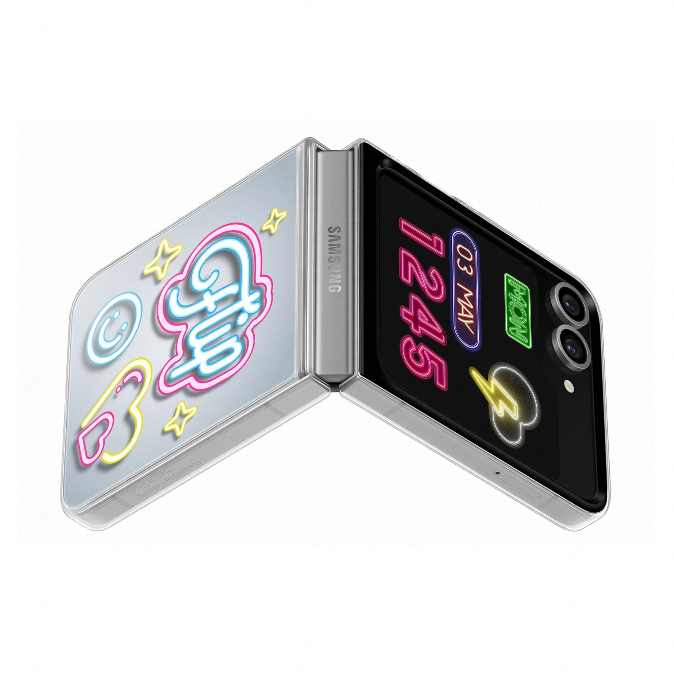 Samsung Clear Flipsuit Case - EF-ZF741CTEGWW - Transparent Cover for Galaxy Z Flip6 (6.7-inch)
