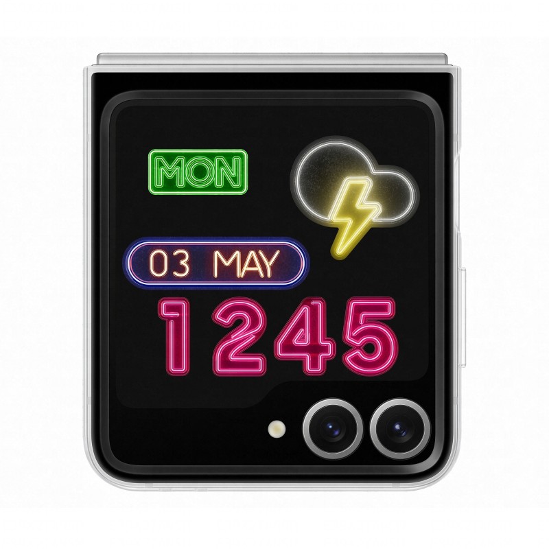 Buy Samsung Clear Flipsuit Case - EF-ZF741CTEGWW - Transparent Cover for Galaxy ... in Cyprus, Nicosia, Limassol, Larnaka, Pafos