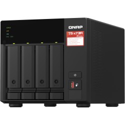 Buy QNAP TS-473A NAS + QSW-1105-ST Switch - 4-bay Black, 8GB DDR4, AMD Ryzen V15... in Cyprus, Nicosia, Limassol, Larnaka, Pafos