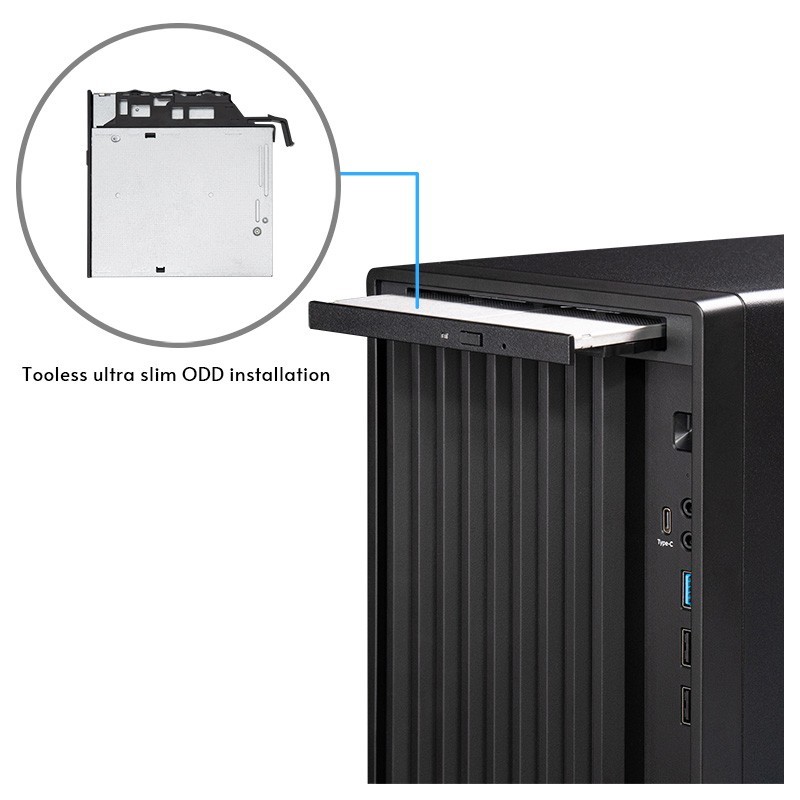 Buy Chieftec Gamer UNI Series Midi Tower - BS-20B-OP - Black, microATX/Mini-ITX,... in Cyprus, Nicosia, Limassol, Larnaka, Pafos