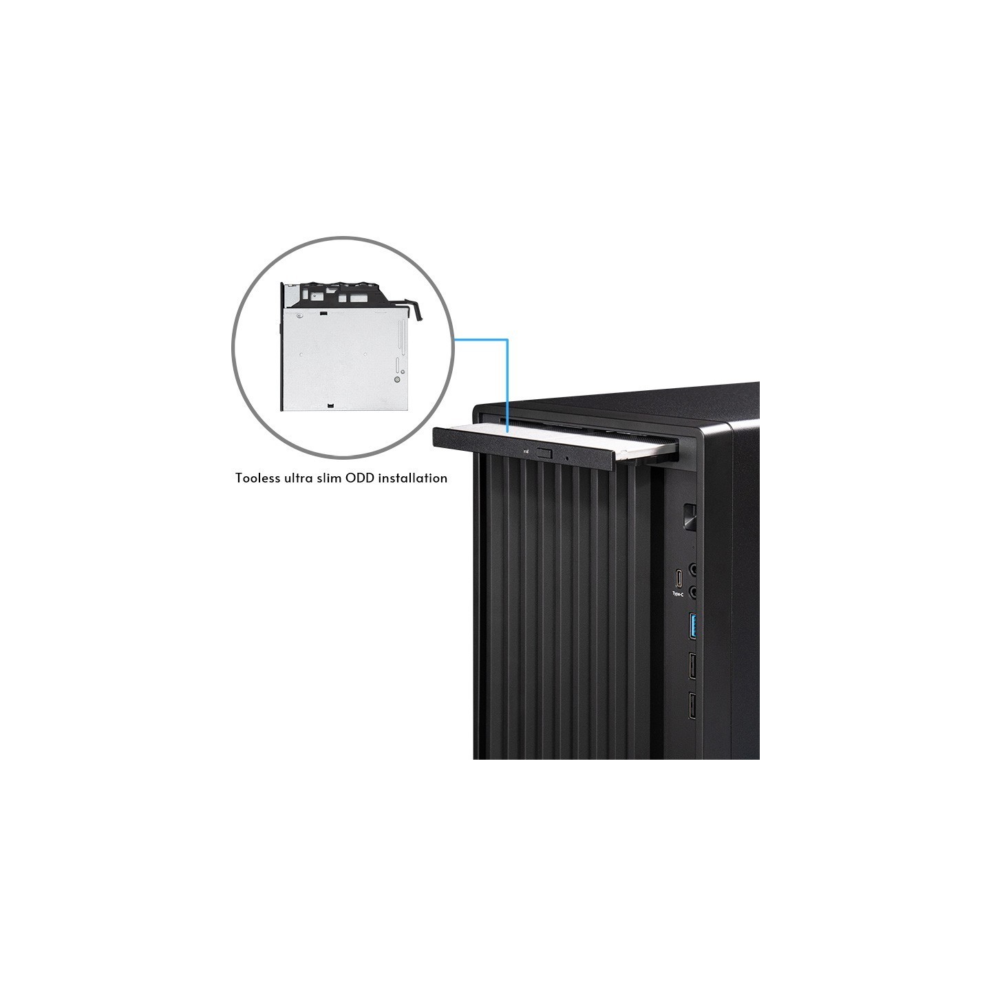 Chieftec UNI BS-20B-OP Black Mini Tower mATX/ITX USB-C Gen2 (Boxed) — Buy in Cyprus with Fast Delivery