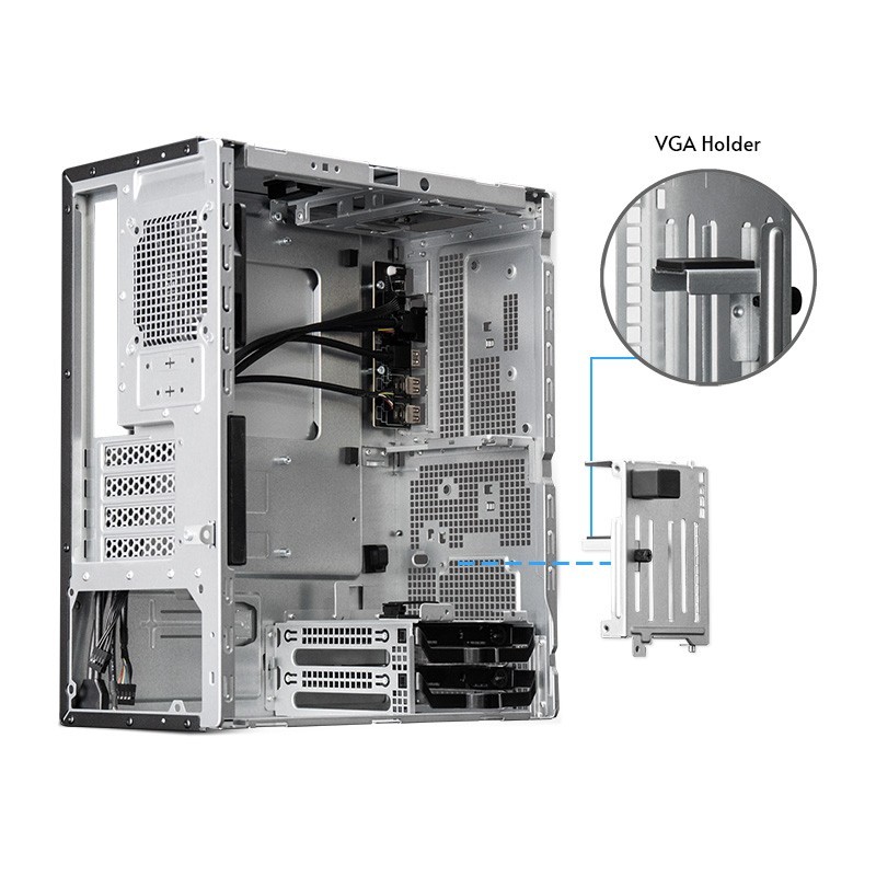 Buy Chieftec Gamer UNI Series Midi Tower - BS-20B-OP - Black, microATX/Mini-ITX,... in Cyprus, Nicosia, Limassol, Larnaka, Pafos