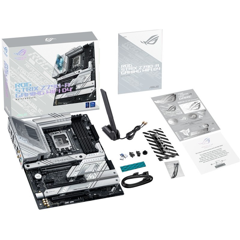 Buy ASUS ROG Strix Z790-A - Gaming WiFi ATX Motherboard - LGA1700, DDR4 128GB, W... in Cyprus, Nicosia, Limassol, Larnaka, Pafos