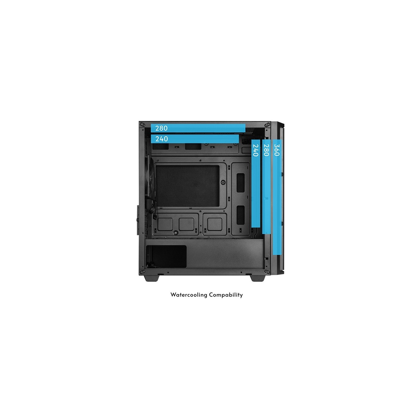 Chieftec Vita AZ-01B-OP PRO Mini mATX Tower Case Black USB-C 330mm GPU (Boxed) — Buy in Cyprus with Fast Delivery