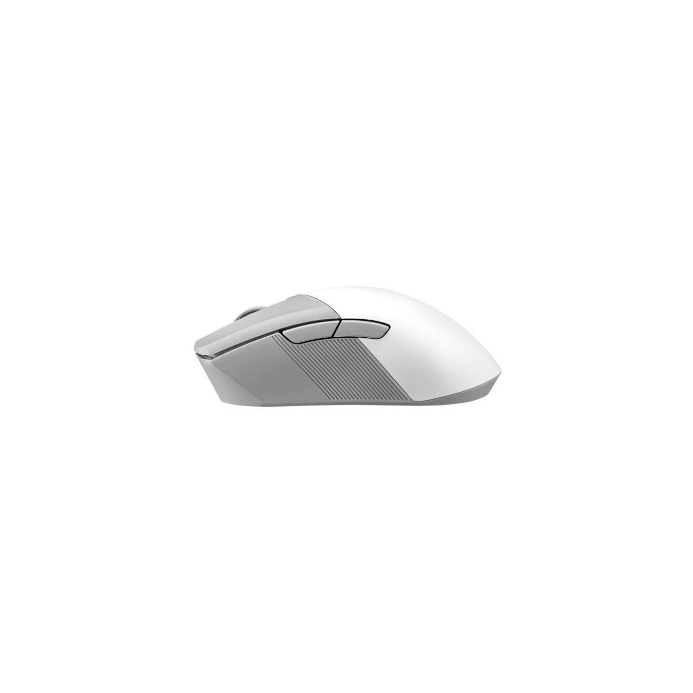 ASUS ROG Gladius III Wireless Aimpoint WT - White - Right-Hand, 36,000 DPI, Tri-Mode (2.4G/BT/USB), USB-C