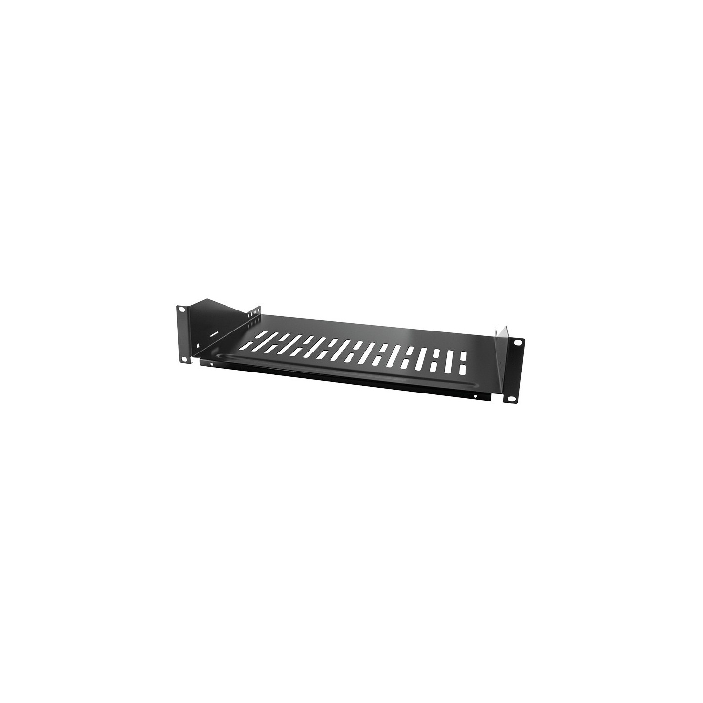 LogiLink 19-inch 2U Steel Rack Shelf - Black (RAL9005), 25 kg Capacity, 483x400 mm — Buy in Cyprus with Fast Delivery