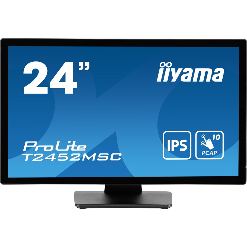 Buy iiyama ProLite T2452MSC-B1 - 23.8\" FHD IPS 10pt PCAP Touch, USB-C/HDMI/DP, ... in Cyprus, Nicosia, Limassol, Larnaka, Pafos