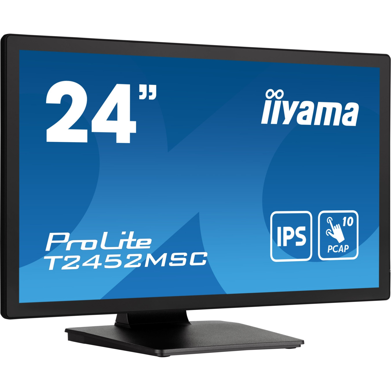iiyama ProLite T2452MSC-B1 23.8" FHD IPS 10pt Touch USB-C/HDMI/DP 2x1W Black (Boxed) — Buy in Cyprus with Fast Delivery