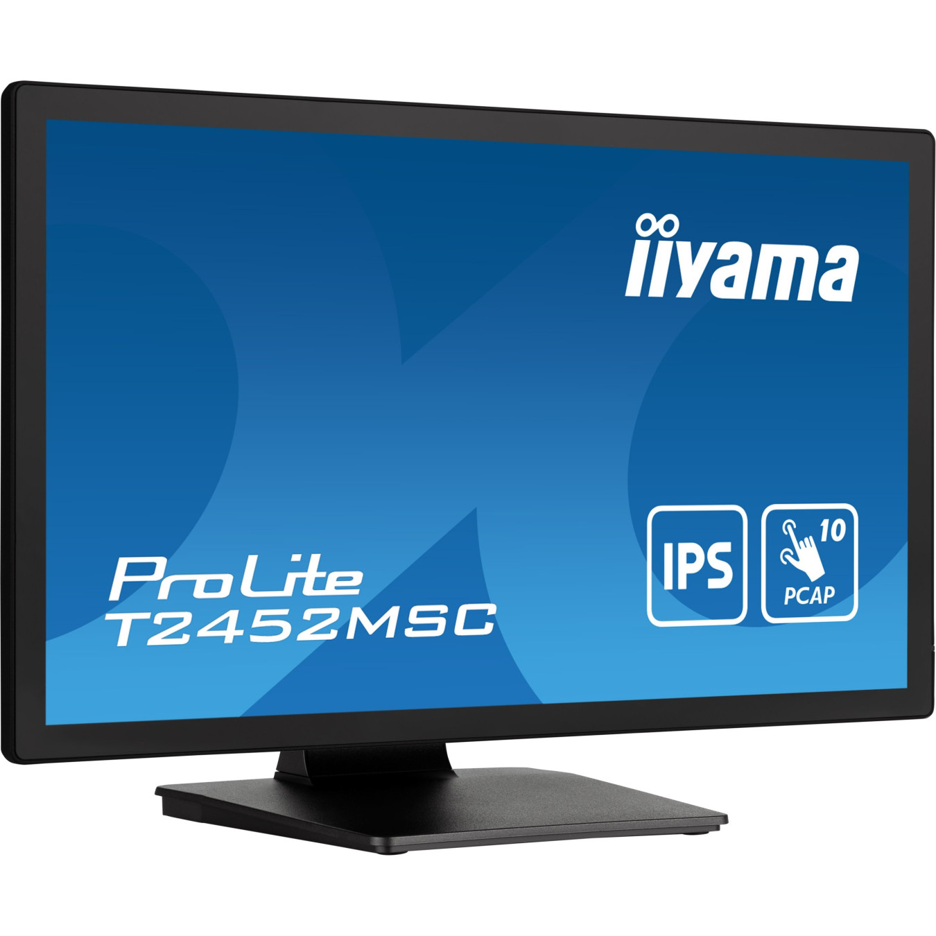 iiyama ProLite T2452MSC-B1 23.8" FHD IPS 10pt Touch USB-C/HDMI/DP 2x1W Black (Boxed) — Buy in Cyprus with Fast Delivery