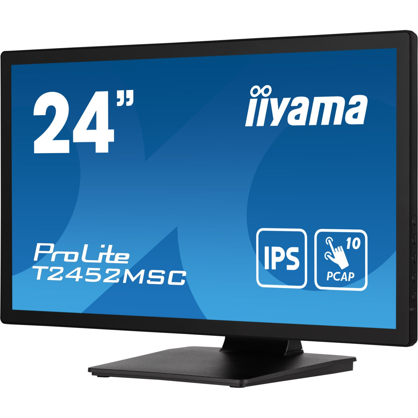 iiyama ProLite T2452MSC-B1 23.8" FHD IPS 10pt Touch USB-C/HDMI/DP 2x1W Black (Boxed) — Buy in Cyprus with Fast Delivery