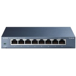 Buy TP-Link TL-SG108 - 8-Port Gigabit Unmanaged Desktop Switch (Metal, Black) in Cyprus, Nicosia, Limassol, Larnaka, Pafos