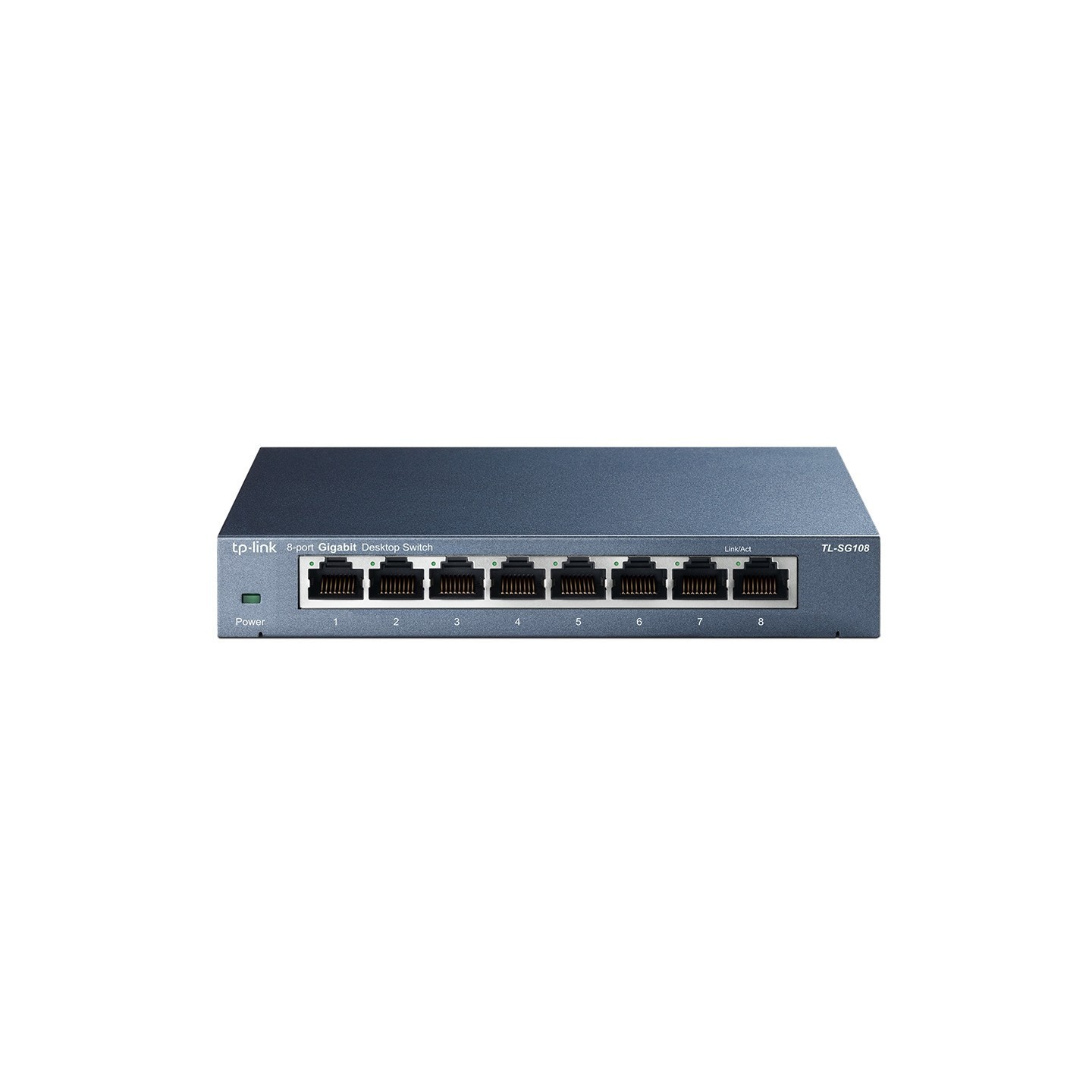 TP-Link TL-SG108 - 8-Port Gigabit Unmanaged Desktop Switch (Metal, Black) — Buy in Cyprus with Fast Delivery