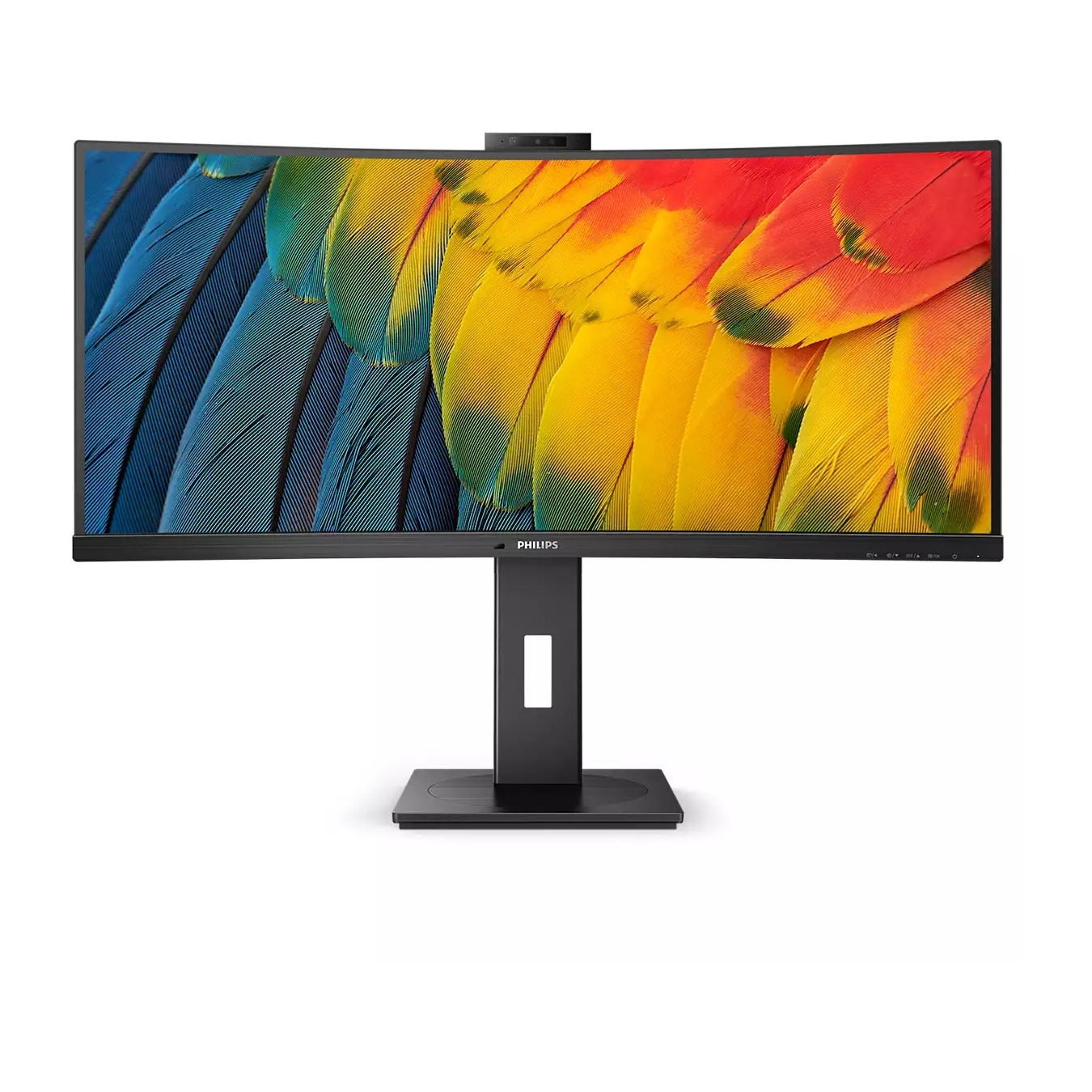 Philips 34B1U5600CH - 34-inch UWQHD Curved VA Monitor 3440x1440, 100Hz, 4ms, USB-C PD 100W, HDMI/DP, Black