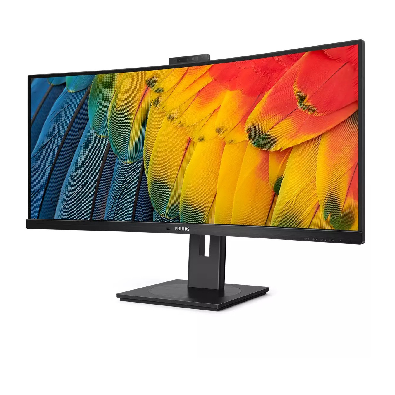 Philips 34B1U5600CH - 34-inch UWQHD Curved VA Monitor 3440x1440, 100Hz, 4ms, USB-C PD 100W, HDMI/DP, Black