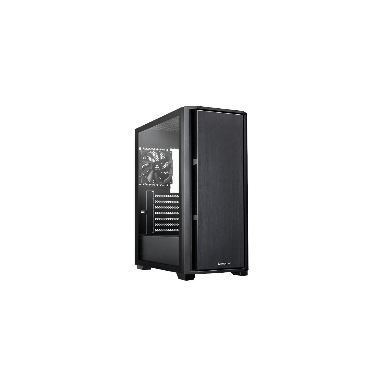 Chieftec Pro - AS-02B-TG-OP - Mid Tower PC Case, Tempered Glass, Black, ATX/mATX/Mini-ITX — Buy in Cyprus with Fast Delivery