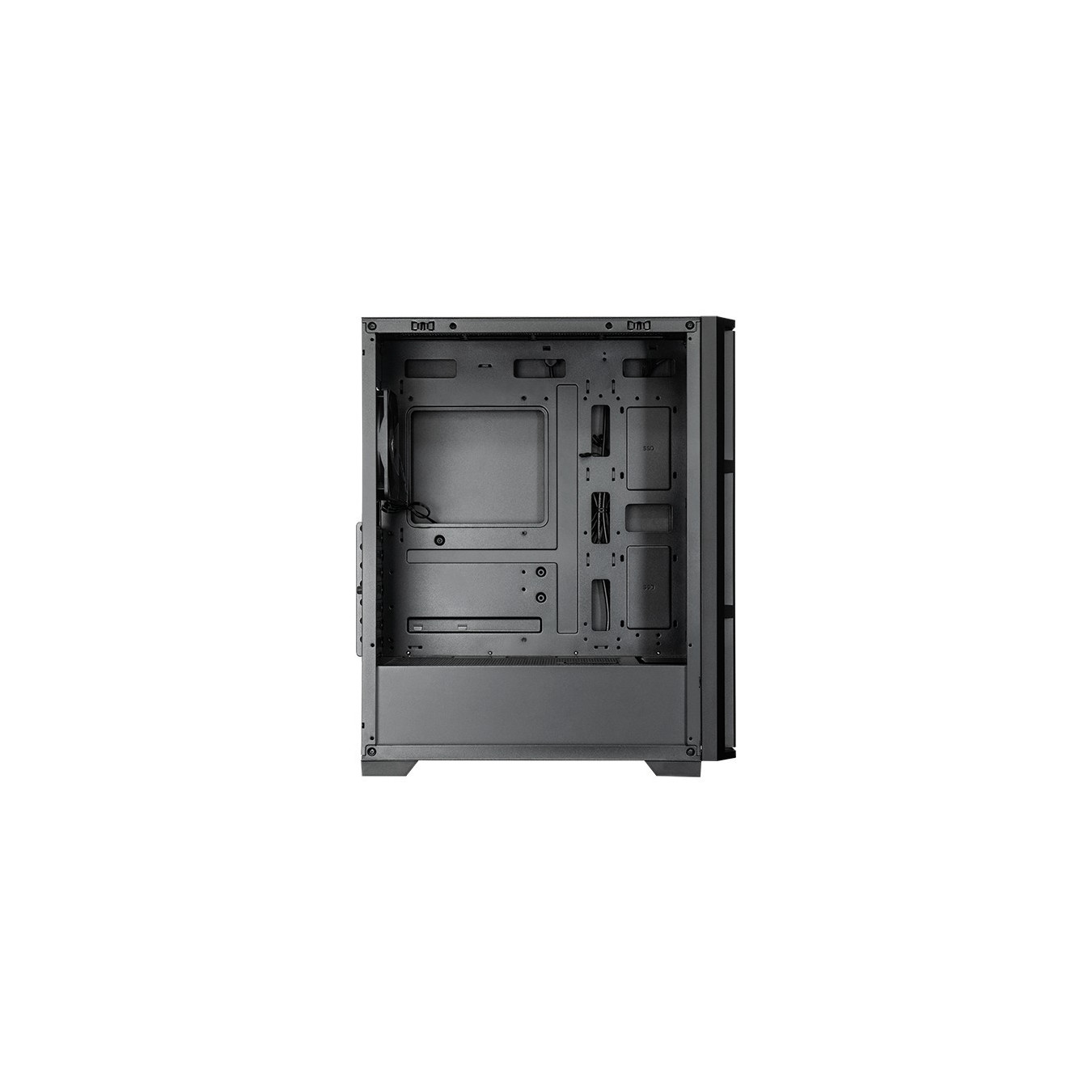 Chieftec Pro - AS-02B-TG-OP - Mid Tower PC Case, Tempered Glass, Black, ATX/mATX/Mini-ITX — Buy in Cyprus with Fast Delivery