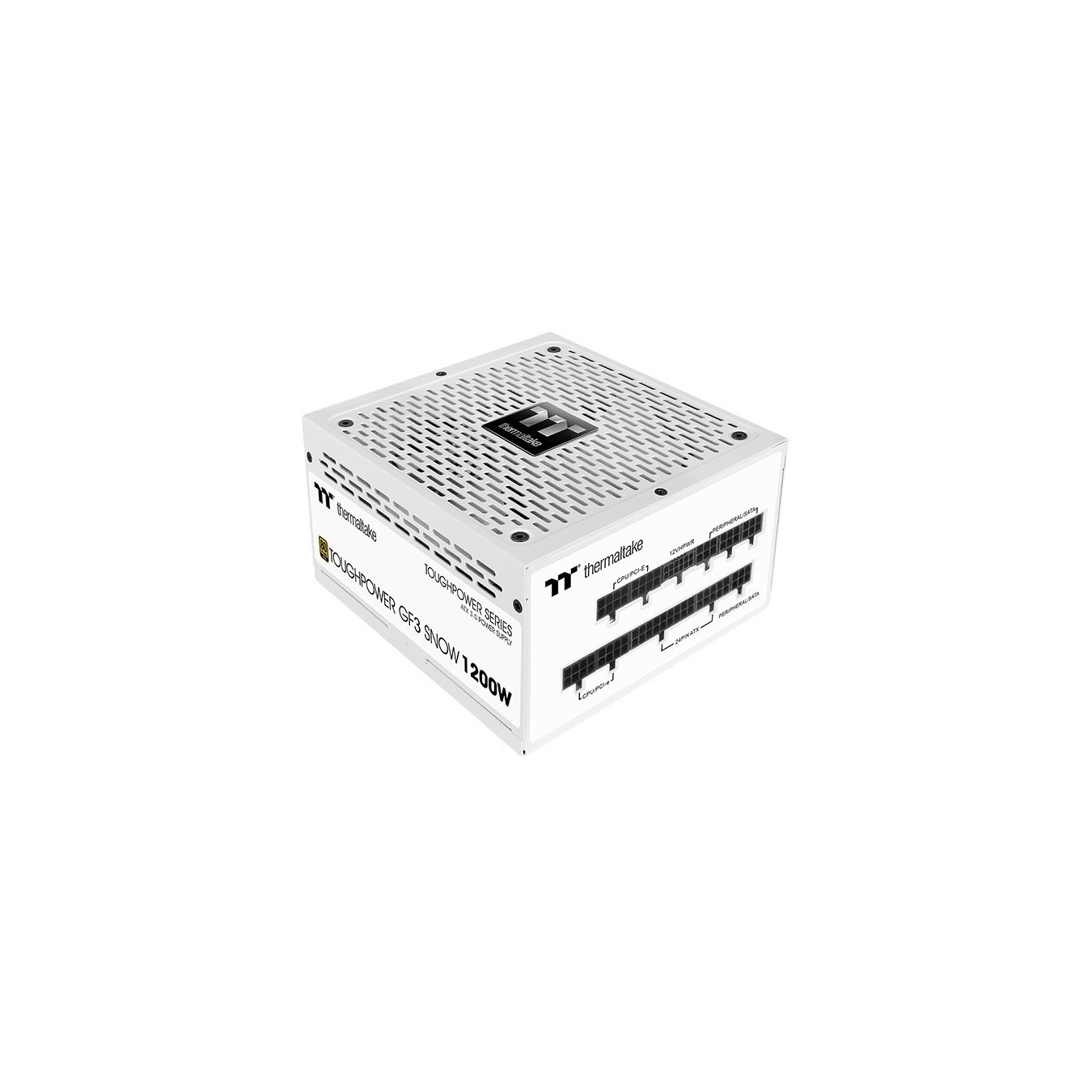Thermaltake Toughpower GF3 Snow - 1200W PSU - White, 80 PLUS Gold, Fully-Modular, ATX 3.0, 140mm Fan