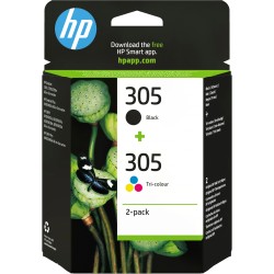 Buy HP 305 Original Ink Multipack - 6ZD17AE - Black + Tri-color (BK,C,M,Y), Stan... in Cyprus, Nicosia, Limassol, Larnaka, Pafos