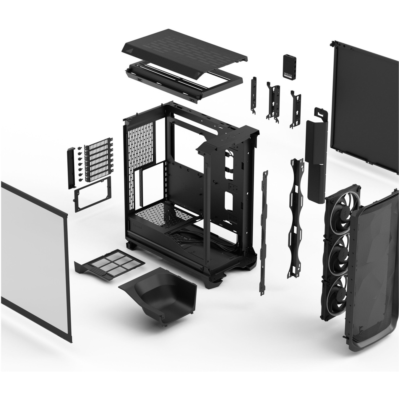 Fractal Design Meshify 3 Ambience Pro RGB Mid-Tower Case – E-ATX USB-C | Armenius Store