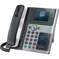 Buy Poly Edge E450 IP Desk Phone - Black - 8 Lines, 3.5" IPS, PoE, Bluetooth 5.0... in Cyprus, Nicosia, Limassol, Larnaka, Pafos
