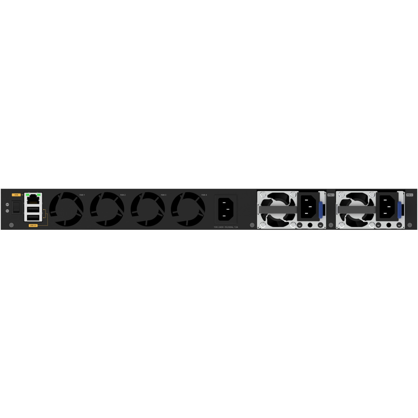 NETGEAR Switch - M4350-48G4XF - 48x Gigabit PoE+ & 4x SFP+, 1U Rack, Black, 2GB DDR4, ARM Cortex-A57 1.8GHz