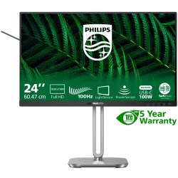 Buy Philips 24B2G5301 - 23.8in (60.5cm) IPS FHD Monitor - USB-C PD100W, HDMI & D... in Cyprus, Nicosia, Limassol, Larnaka, Pafos