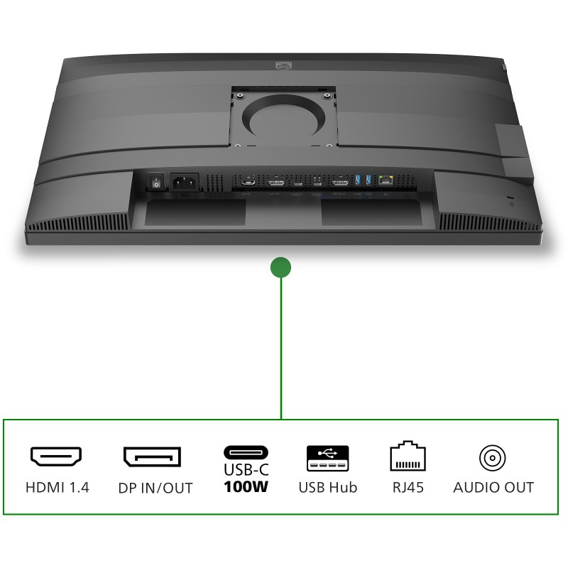 Buy Philips 24B2G5301 - 23.8in (60.5cm) IPS FHD Monitor - USB-C PD100W, HDMI & D... in Cyprus, Nicosia, Limassol, Larnaka, Pafos