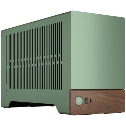 Fractal Design Terra Jade Mini-ITX SFF PC Case - Green, Aluminium & Walnut (Boxed) — Buy in Cyprus with Fast Delivery