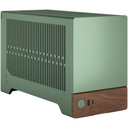 Fractal Design Terra Jade Mini-ITX SFF PC Case - Green, Aluminium & Walnut (Boxed) — Buy in Cyprus with Fast Delivery