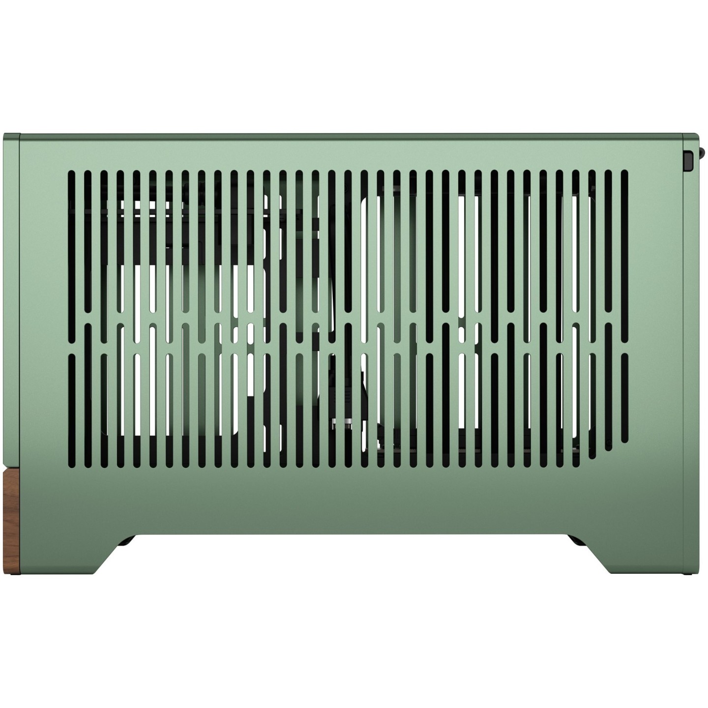 Fractal Design Terra Jade Mini-ITX SFF PC Case - Green, Aluminium & Walnut (Boxed) — Buy in Cyprus with Fast Delivery