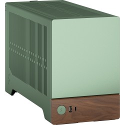 Fractal Design Terra Jade Mini-ITX SFF PC Case - Green, Aluminium & Walnut (Boxed) — Buy in Cyprus with Fast Delivery